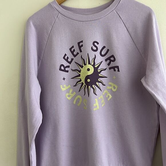 NWT Reef Logo Sweatshirt Size L (junior) - Picture 2 of 7